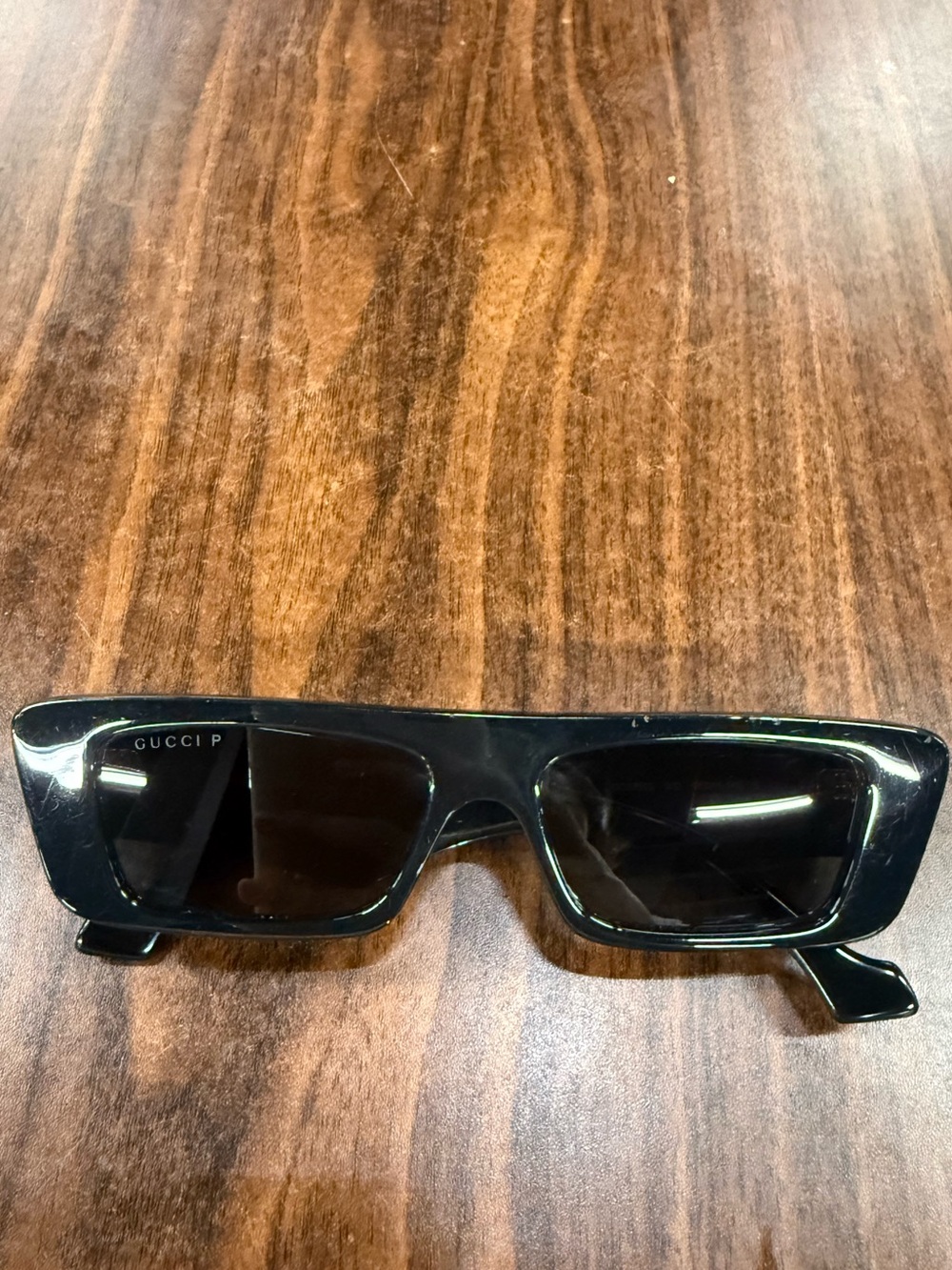 Gucci Black Polarized Sunglasses